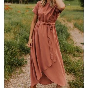 Dark Salmon Roolee Dress